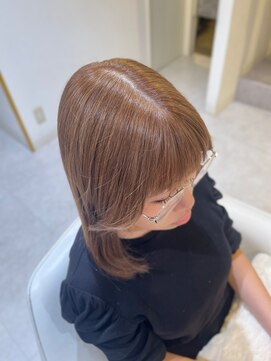 スペックホルダーミミ(Spec Holder mimi) デザインカラーベージュ×ダブルカラー10.11