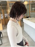 縮毛矯正/北千里/ショート/ブリーチ／インナー/ボブ