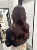 【広島韓国ヘア】韓国レイヤーカット×カシスピンクカラー