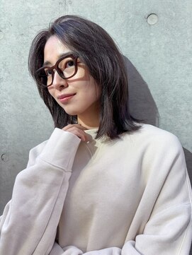 ガーデン 銀座(GARDEN) 顔周りレイヤー 顔周り 透明感カラー ナチュラルヘア 艶ヘア