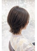 外ハネくびれショートウルフ×レイヤーカット小顔見え透明感
