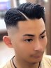 ★メンズ☆男前フェードカット【UPバンク☆ジェット☆パート☆２ブロック他】