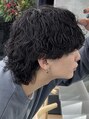 ノード(NODE) 波巻きパーマで大人のセンターパート*