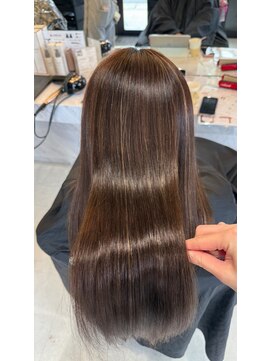 髪屋 紬 髪質改善ストレート