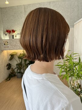 ルアナ(Luana.) 【 倉敷/中島/ Luana. 】インナーカラーピンクベージュ