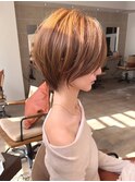横顔美人大人ショート/横浜/ショート