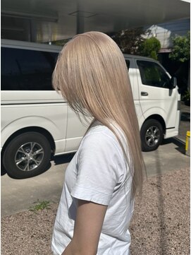アフターニュース 新潟(afternews) ミルクティーベージュ/ダブルカラー/ケアブリーチ/髪質改善/新潟