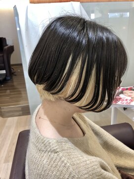 エル バイ ファースト(L by first) 【L by first】ショートボブ×インナーカラー◎20代30代40代50代