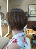 ふんわりボブパーマ