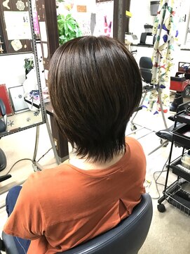 あかね美容室 田上店 カジュアルなショートウルフレイヤー☆