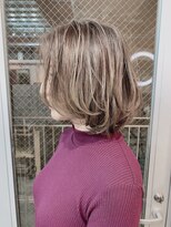 ルーファス 恵比寿 渋谷(Ruufus)&nbsp;透け感ハイライトボブ【Ruufus恵比寿渋谷】31511