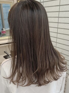 グロウ 上野御徒町(grow) 大人かわいい/ココアブラウン/フリンジウェーブ[上野/御徒町］