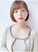 スタイリング簡単耳かけミニボブ［髪質改善/池袋&目白&大塚］