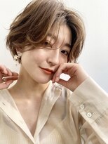 オーバーレイ(Overlay)&nbsp;センターパート×大人ボブ