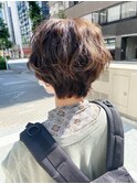 パーマ風伸ばしかけショートウルフstyle