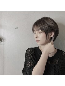 遊人セントラル(CENTRAL) マッシュショート×インナーカラー