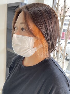 ノア(noa.) 『インナーカラー』肌映えオレンジインナーカラー