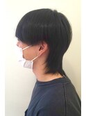【AMAZING HAIR 中沢店/村山】マッシュウルフ/センターパート