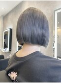 ボブ×グレージュ