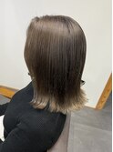 ブリーチからつくるベージュカラー