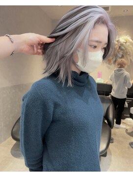 ロンド レア 天神大名店(Lond Le’a) ダブルカラー/インナーカラー/ミルクティー/学割/ピンクブラウン