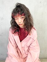 コイ(coii)&nbsp;暖色裾カラーミディアムロングパーマ