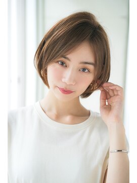 ジョエミバイアンアミ(joemi by Un ami) 【joemi】大人ガーリーチョコレートナチュラルショート(小倉太郎