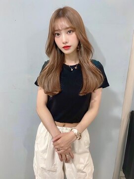 ドロシー 郡山桑野店(Dorothy) ベージュグレー黒髪レイヤーくびれヘア小顔10代20代30代40代