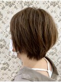30代40代50代ショートヘアオーガニックカラー白髪ぼかし