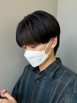 エルマーク 天王寺(L-MARK) メンズマッシュツーブロック韓国カットメンズサロンスパイラル