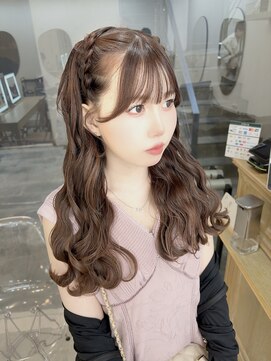 ドットハリス(.Hallis) ハーフツイン/ヘアセット/ヘアメ/前髪カット/ダブルカラー