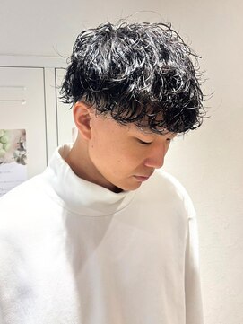 シークレット 登戸店(Secret) メンズマッシュヘア波巻きパーマ