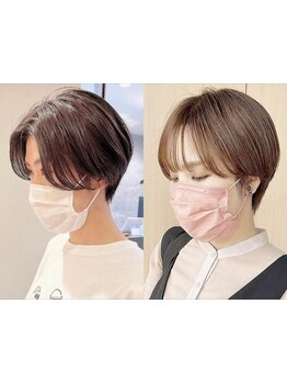 [田原本/天理/橿原/学割U24]高評価◎ショートヘアに自信あり!扱いやすく持ちの良い360°美シルエットに－*