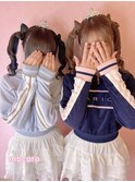 立体リボンツインテール