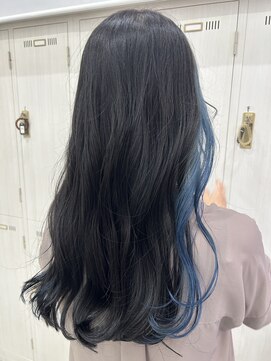 エイム ヘアメイク 横川店(eim HAIR MAKE) Aqua blue ×Blue black