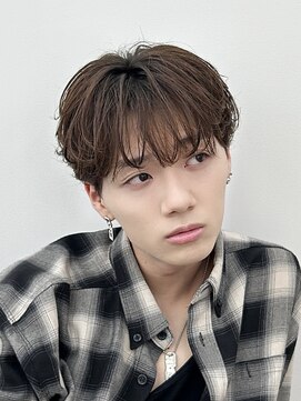 ロンドオム 池袋(Lond Homme) men's/メンズ/ブルーブラック/フェザーパーマ/ダウンパーマ/池袋