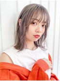 10代20代デザインカラーブリーチダブルカラー岡山ブリーチ