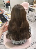 透明感オリーブブラウン