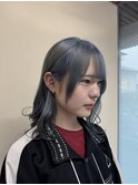 2回ブリーチ！アイスブルー！