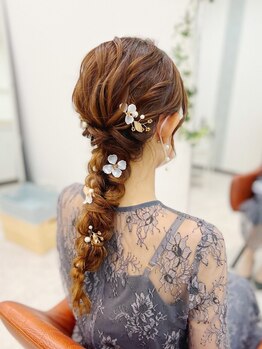 W’d BELL品川駅前店 ヘアセット/ヘアメイク/ヘアアレンジ/着付け専門店の写真/普段使いもOK、あなただけの"抜け感"アレンジを実現◇〈ヘアセット/ヘアメイク/品川駅〉