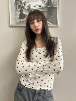 ランプ 代官山(the lamp)&nbsp;ブリーチなしショコラブラウン透明感カラーロングハイレイヤー