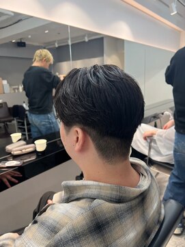 ゴールドシブヤ(GOALD SHIBUYA) 【リアルお客様スタイル】刈り上げセンターパート