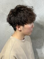 ニアウ 高崎店(Niau)&nbsp;MEN’S HAIR/シャドウパーマ/刈り上げセンターパート/群馬高崎