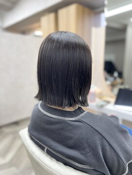 キラーナセンダイ(KiRANA SENDAI) 外ハネボブ×ラベンダーアッシュブラウン