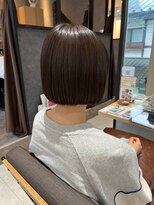 ミレット 竹ノ塚東口店(miret)&nbsp;30代40代50代◎白髪染めリタッチカラー丸みショート竹ノ塚