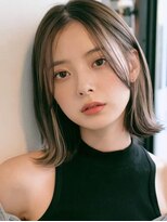 ロッソ 大橋店(Rosso)&nbsp;ブラウンの耳かけ外ハネボブ【大橋】