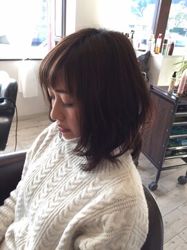 アンスール(Une seule) ■◇Une seule◇■小顔強調セミディ