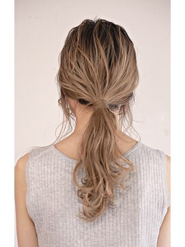 セルマ 自由が丘(selma est) 夏のヘアアレンジ　簡単ポニーテール