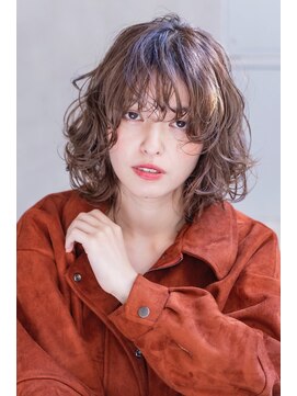 ケイト(kate) 【kate大宮】パーマ風ウェーブ×アッシュブラウン