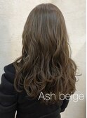 【山口】アッシュベージュ×レイヤーカット